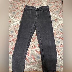 Madewell Women's Charcoal Perfect Vintage Straight Leg Jeans